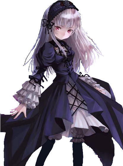 Vampire Girl No Background - Princess Of Darkness Anime (414x572), Png Download