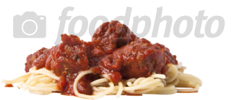 Spaghetti With Meatballs And Sauce, Frozen, Transparent - Fettuccine (536x357), Png Download