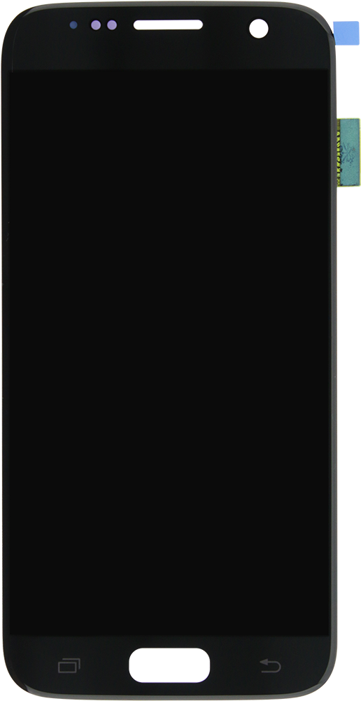 Samsung Galaxy S7 Black Lcd Screen And Digitizer - Samsung Galaxy S6 Lcd Black (1200x1200), Png Download