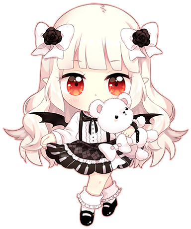 Cblanca By On @ Chibi - Anime Chibi (428x500), Png Download
