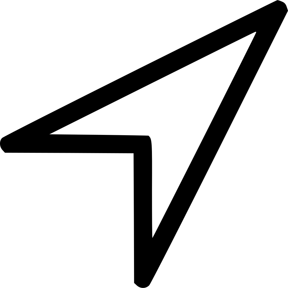Moving Cursor Index Selection Click Comments - Compass Direction Icon Png (980x980), Png Download