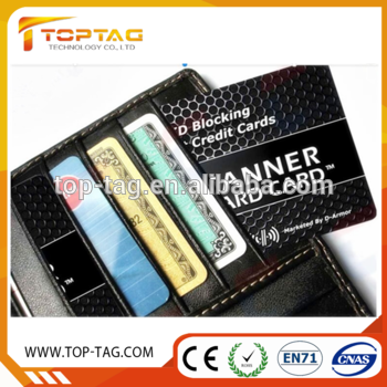 Wallet Using Rfid Blocking Card / Visa Credit Card - D-armor Rfid Wallet Blocking Card Protector, 2-cards (350x350), Png Download