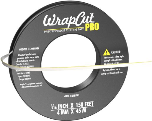 Wrapcut® Pro Precision Edge Cutting Tape - Wrapcut Pro Precision Edge Cutting Tape, 150 Ft (1 (656x526), Png Download