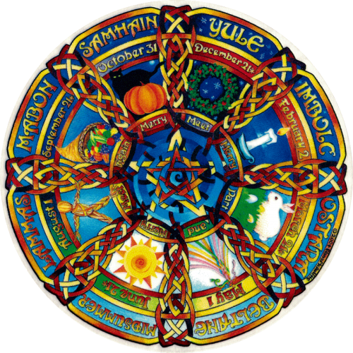 Bumper Sticker / Decal - Winter Solstice 2016 Pagan (500x500), Png Download