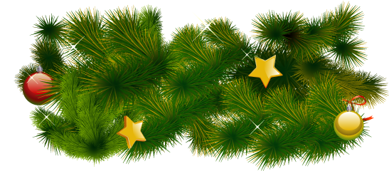 Fir-tree Png Image - Christmas Leaf Transparent Png (561x239), Png Download