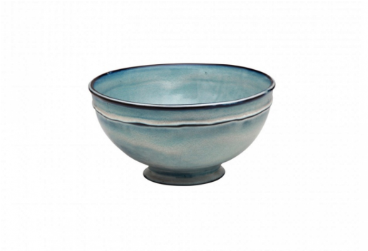 Wicker Park Blue Soup Bowl By Belleandjune - Bowl (515x500), Png Download