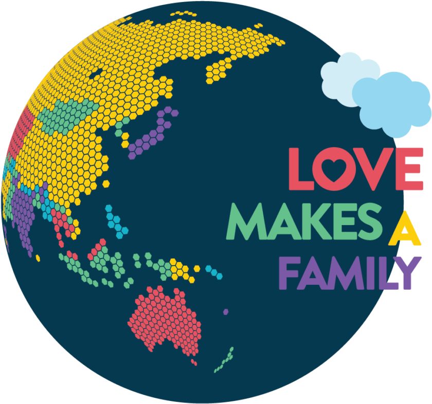 Rainbow Families - Celebrate Family (1024x1024), Png Download