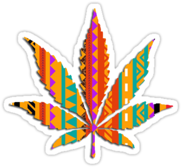 Red Weed Leaf Png Pot Leaf Shirt By Turfinterbiered - Pixel Art Hemp (375x360), Png Download