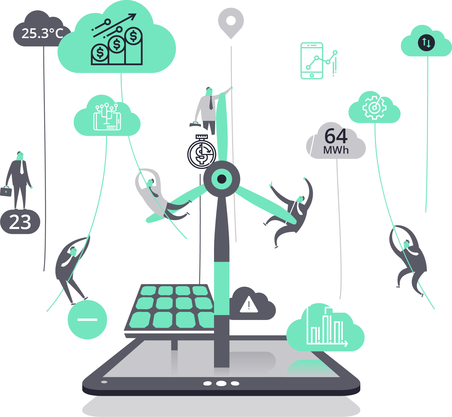 Book A Demo - Renewable Energy (1565x1444), Png Download