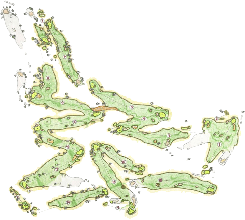 Hankins 18-hole Course At The Retreat And Links At - The Retreat & Links At Silvies Valley Ranch (858x803), Png Download