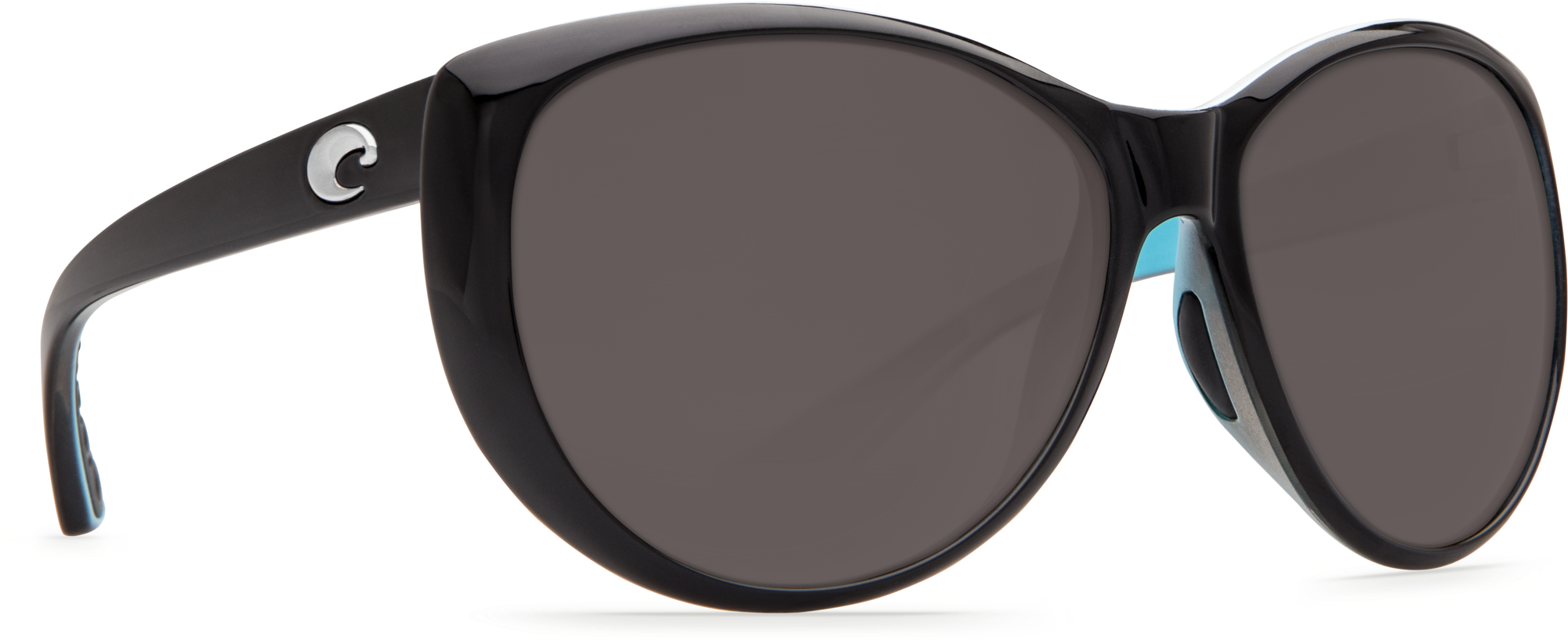 Costa Del Mar La Mar Sunglasses In Black/white/aqua, - Costa Del Mar Sunglasses La Mar Polarized Lm 87 Ogp (2000x1000), Png Download
