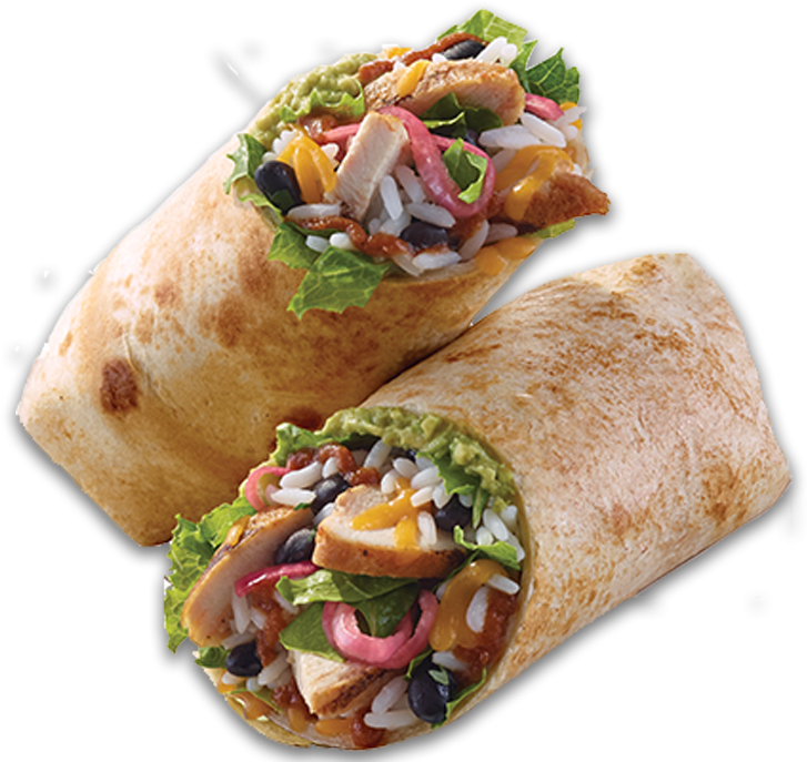 Supergreen Caesar Wrap Tropical Smoothie (804x702), Png Download