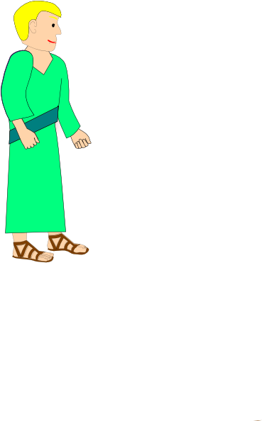 Man Yellow Hair Png - Illustration (378x597), Png Download