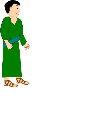 How To Set Use Happy Man Black Hair Svg Vector - Clip Art (378x597), Png Download