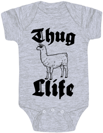 Thug Llife Baby Onesy - Baby Onesie Sims 4 (484x484), Png Download