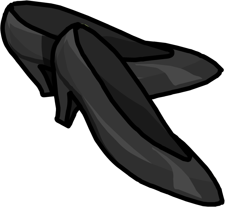 Jet Stilettos - Club Penguin Stilettos (748x690), Png Download