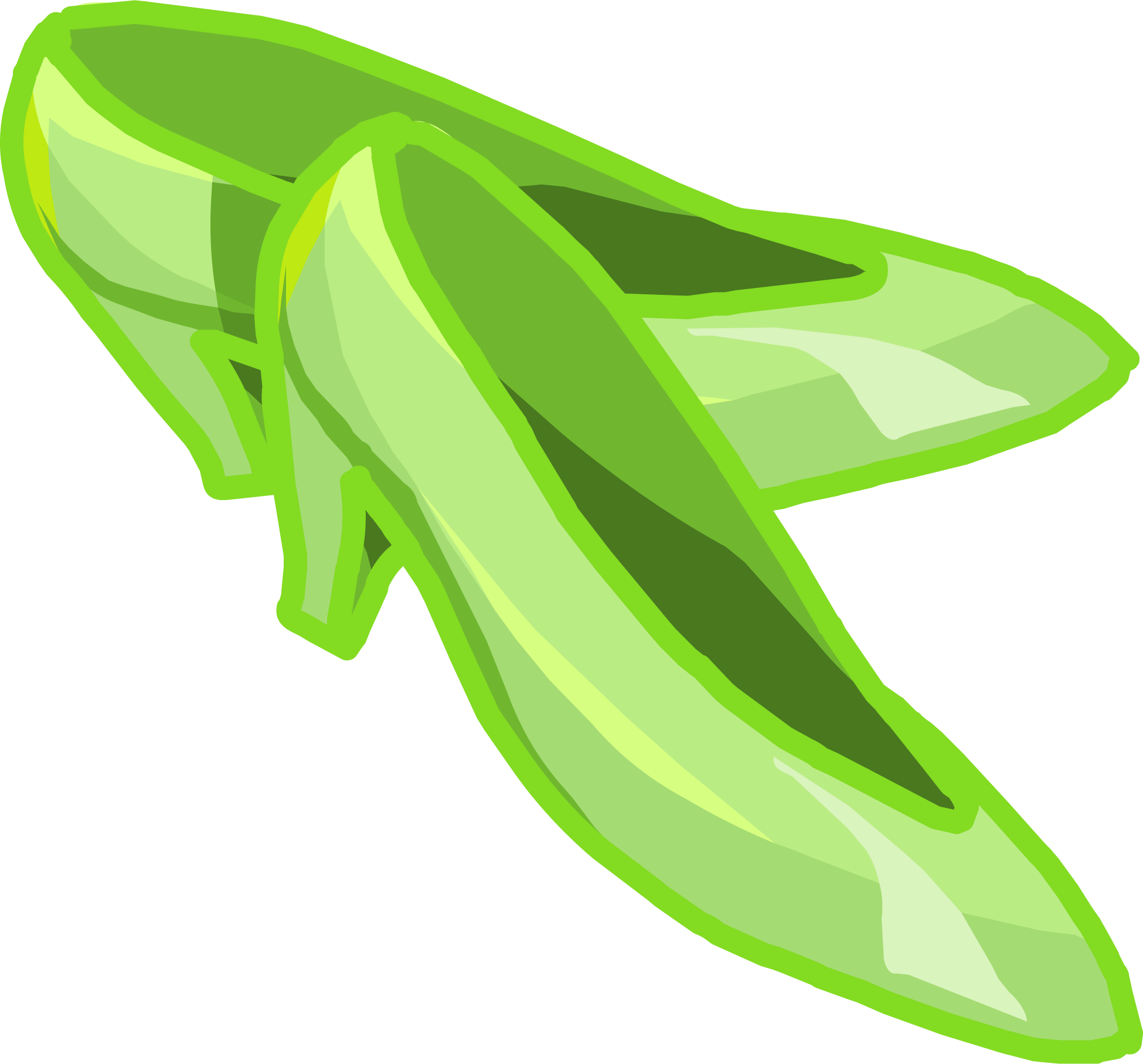 Jade Stilettos For Infobox - High Heels Club Penguin (1950x1815), Png Download