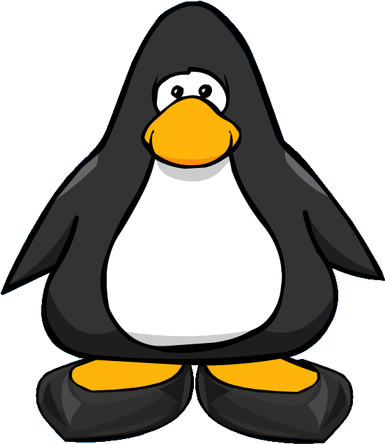 Jet Stilettos From A Player Card - Penguin With Hard Hat (597x646), Png Download