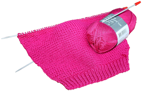 Nina's Knitting Needles - Knitting (576x384), Png Download