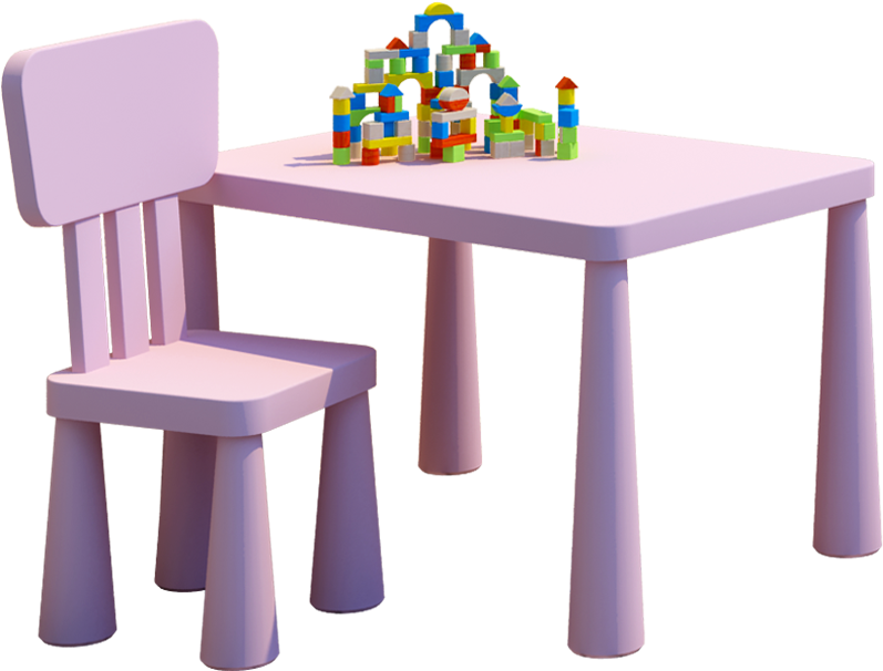 Suitable For Children's Tables And Chairs Kindergarten - Chair (800x800), Png Download