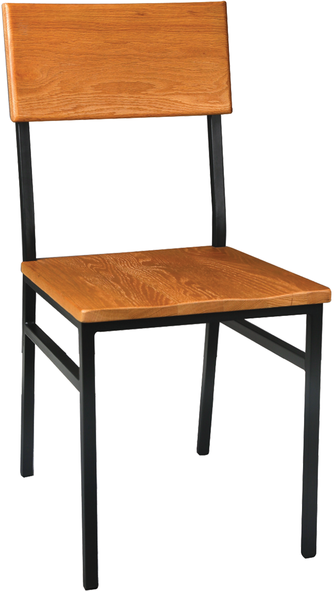 Metal Rustic Wood Chair - Justchair Solid Wood Dining Chair (set Of 2) (1200x1200), Png Download