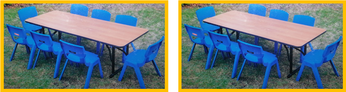 Table & Chairs - Kitchen & Dining Room Table (1110x305), Png Download