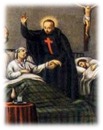 Anointing Of The Sick - Mug Of St Camillo De Lellis (339x430), Png Download