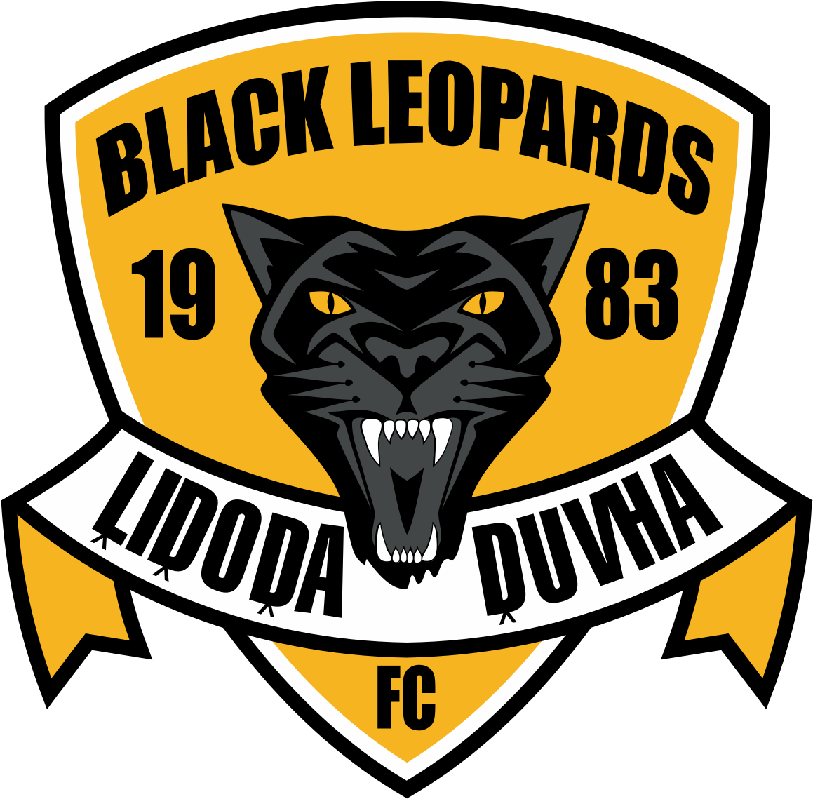 Black Leopards Soccer Team (1200x1181), Png Download