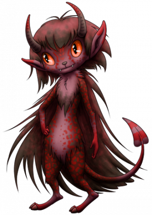 Limpf - Female Imp (300x423), Png Download