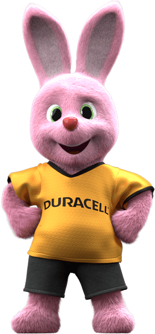 Follow Us - Duracell Bunny (326x675), Png Download