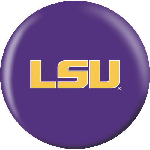 Louisiana State University - Lsu Tigers Bowling Ball (500x500), Png Download
