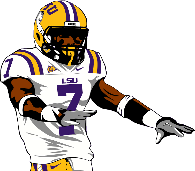 Mathieu Vector Photo Mathieu Vector - Tyrann Mathieu Edits Lsu (975x700), Png Download