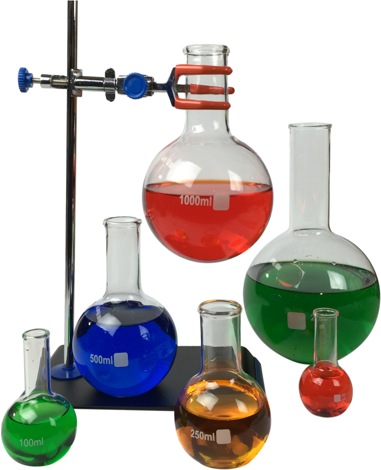 Boiling Flasks - Science Flasks (1000x1000), Png Download