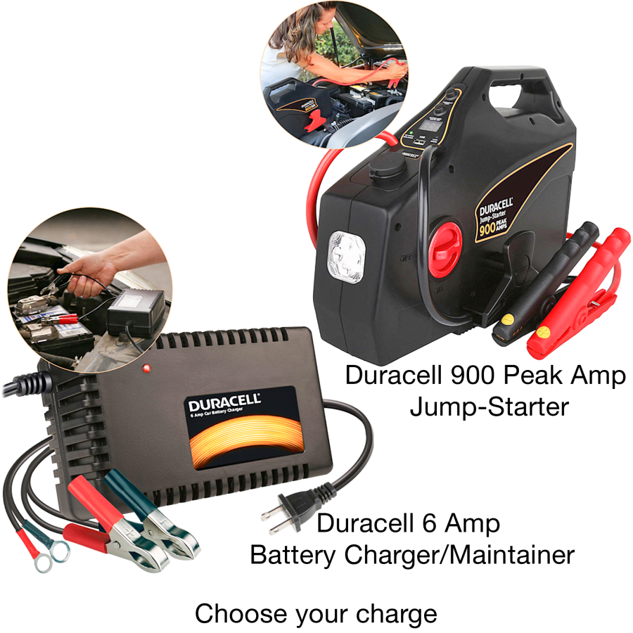 Duracell Drbm2a 2 Amp Battery Charger, Maintainer, (900x900), Png Download