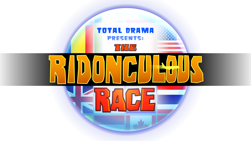 Tdprr Logo - Total Drama Ridonculous Race (1000x563), Png Download