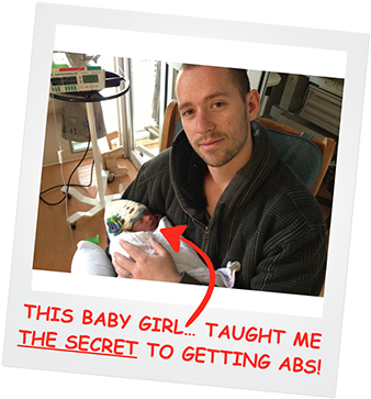 Tyler And His Baby - Rectus Abdominis Muscle (350x385), Png Download