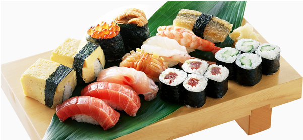 Central Market Jumbo Nigiri Combo Sushi - Japanese Christmas Sushi (600x600), Png Download