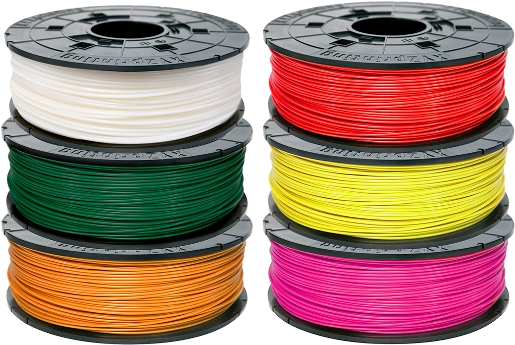 6 Pack Da Vinci Abs 6 Pack Filament Refills - Xyzprinting Abs Filament - White (1024x1024), Png Download