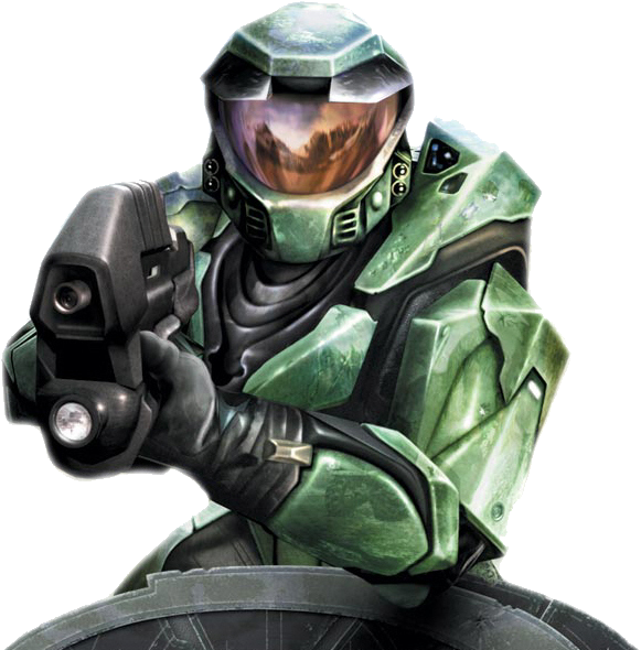 Halo Light Png Download - Halo Combat Evolved Render (581x590), Png Download