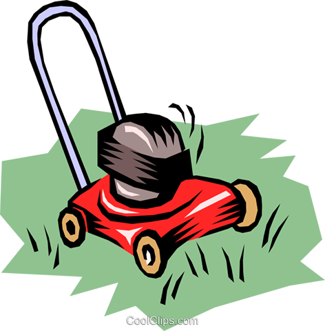 Lawn Mower - Lawn Mower Clip Art (472x480), Png Download