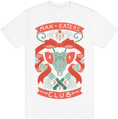 Praying Mantis Man Eater's Club Mens T Shirt - Lumberjack T Shirt (484x484), Png Download