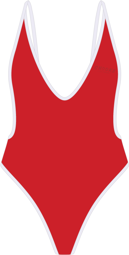 Bay Red Retro One-piece - Zara Red Swimming Costume (1200x900), Png Download