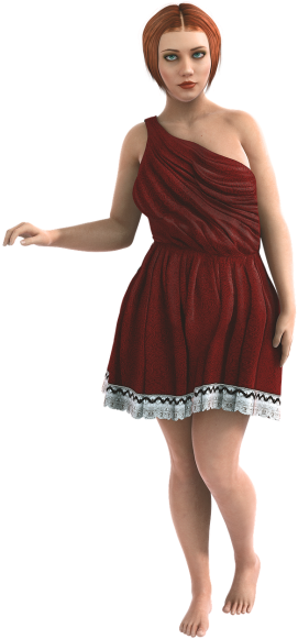 Cocktail Dress (500x594), Png Download