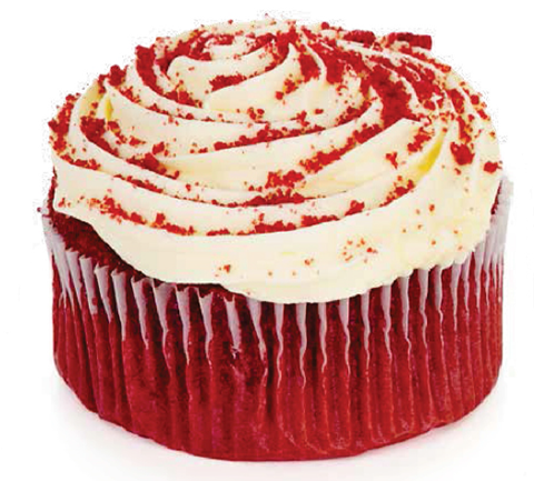 Red Velvet Cake - Cupcake (500x500), Png Download