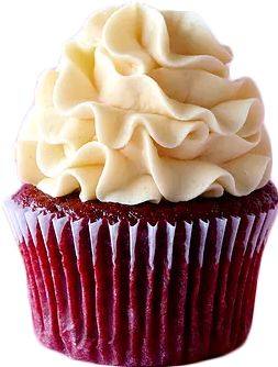 Very Red Velvet - Red Velvet Cupcakes The Scran Line (371x371), Png Download