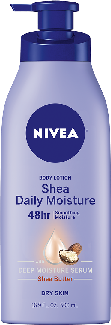Shea Daily Moisture Body Lotion - Nivea Body Lotion Vanilla (1010x1180), Png Download