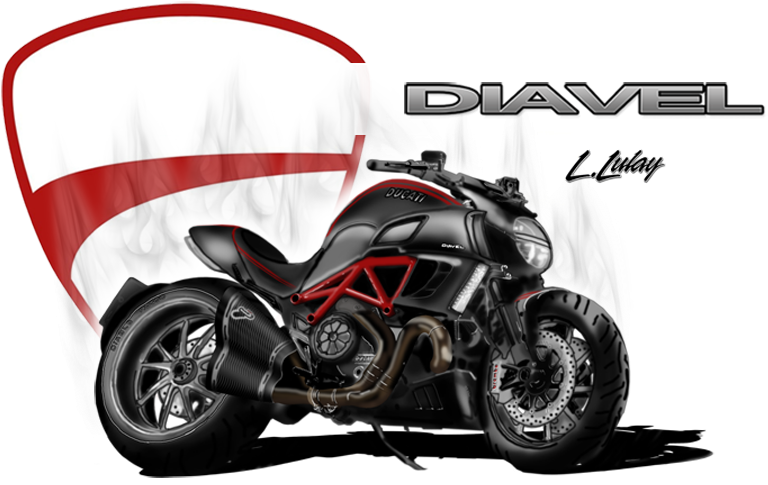 28 Collection Of Ducati Diavel Drawing - Ducati Diavel Logo Png (900x525), Png Download