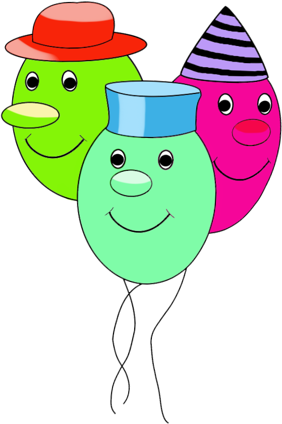 Funny Balloons With Faces For Birthday, Funny Birthday - Balloon (626x886), Png Download
