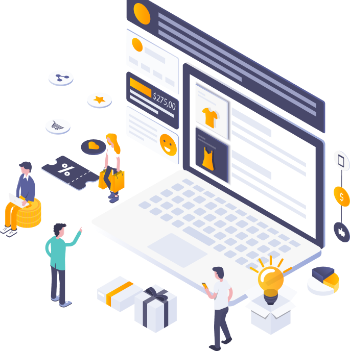 Grow Your Business On Rakuten - Illustration (685x688), Png Download