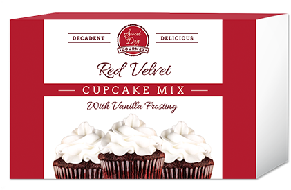Red Velvet Cupcake Mix With Vanilla Frosting - Vanilla (420x300), Png Download